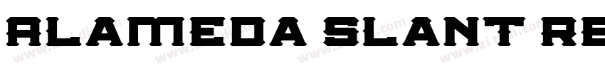 Alameda Slant Regula字体转换